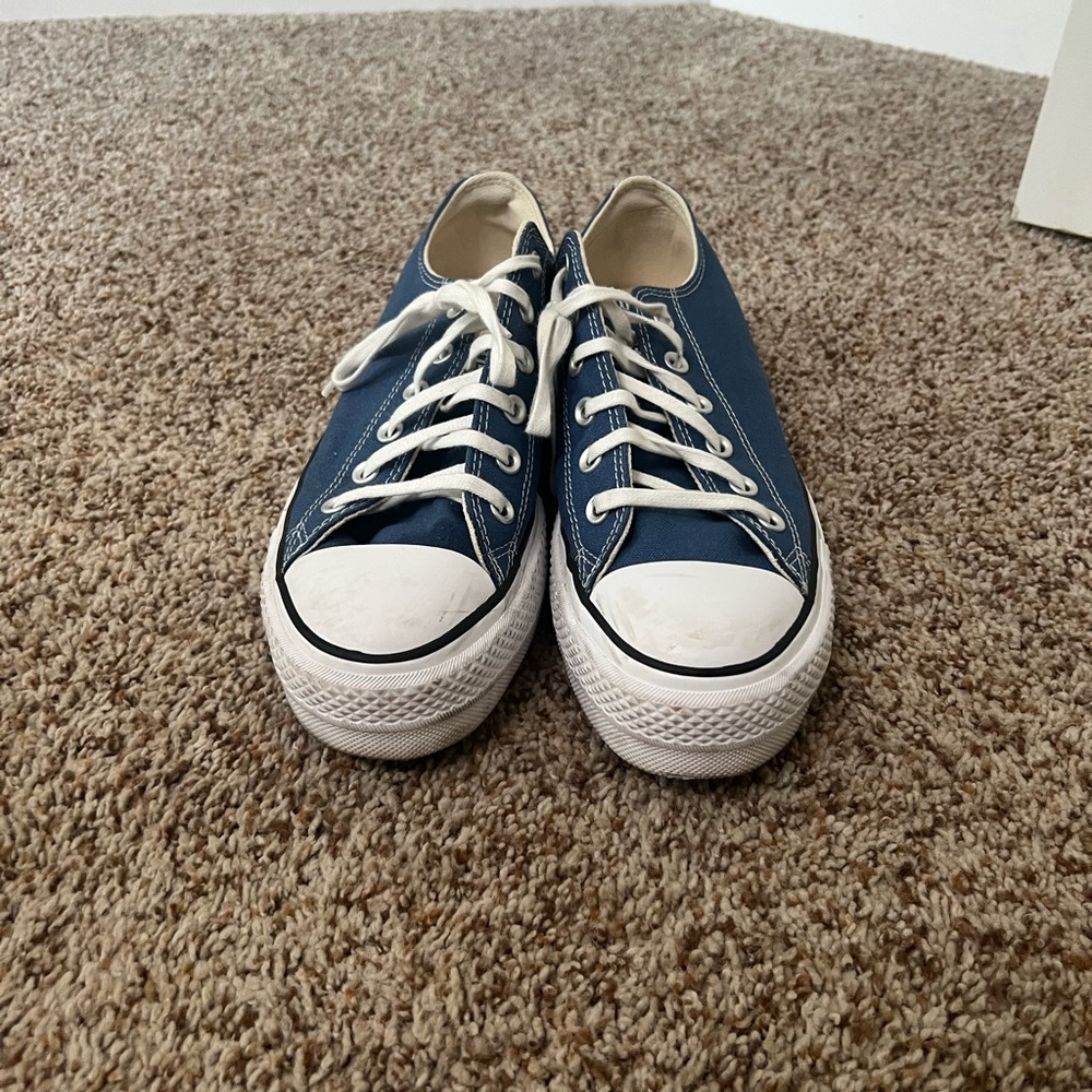 Women's Navy Blue Canvas Sneakers
